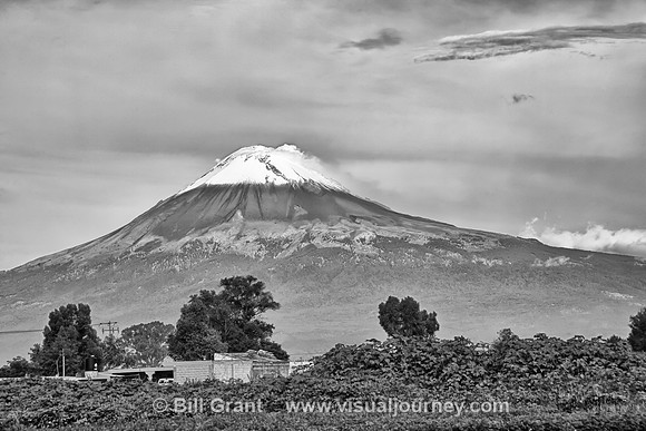 Mt. Popocatepetl Volcano in Mexico