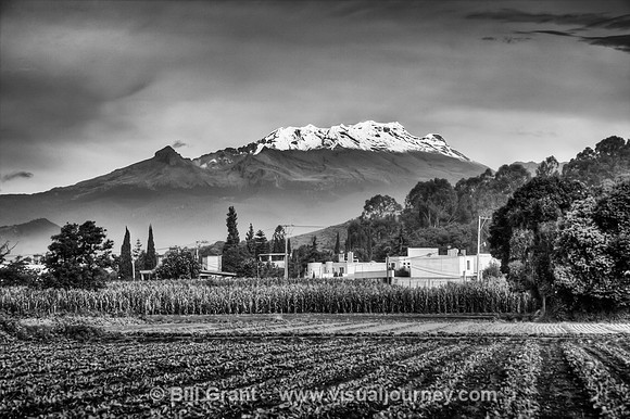 Mt. Iztaccihuatl Volcano in Mexico