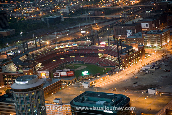 Busch Stadium - Viewed from Top of Arch