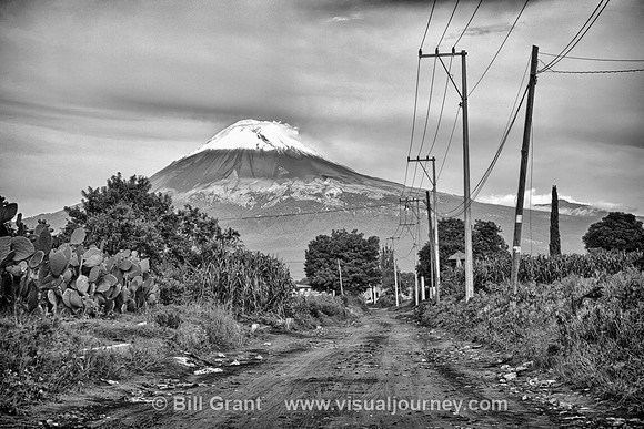 Mt. Popocatepetl Volcano in Mexico